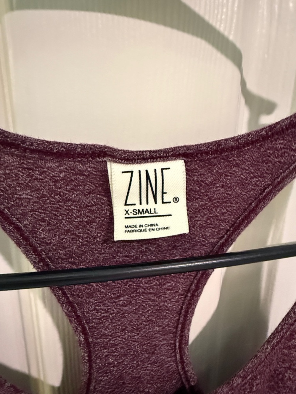 Zine Racerback Tank Top - Plum - Picture 2 of 3